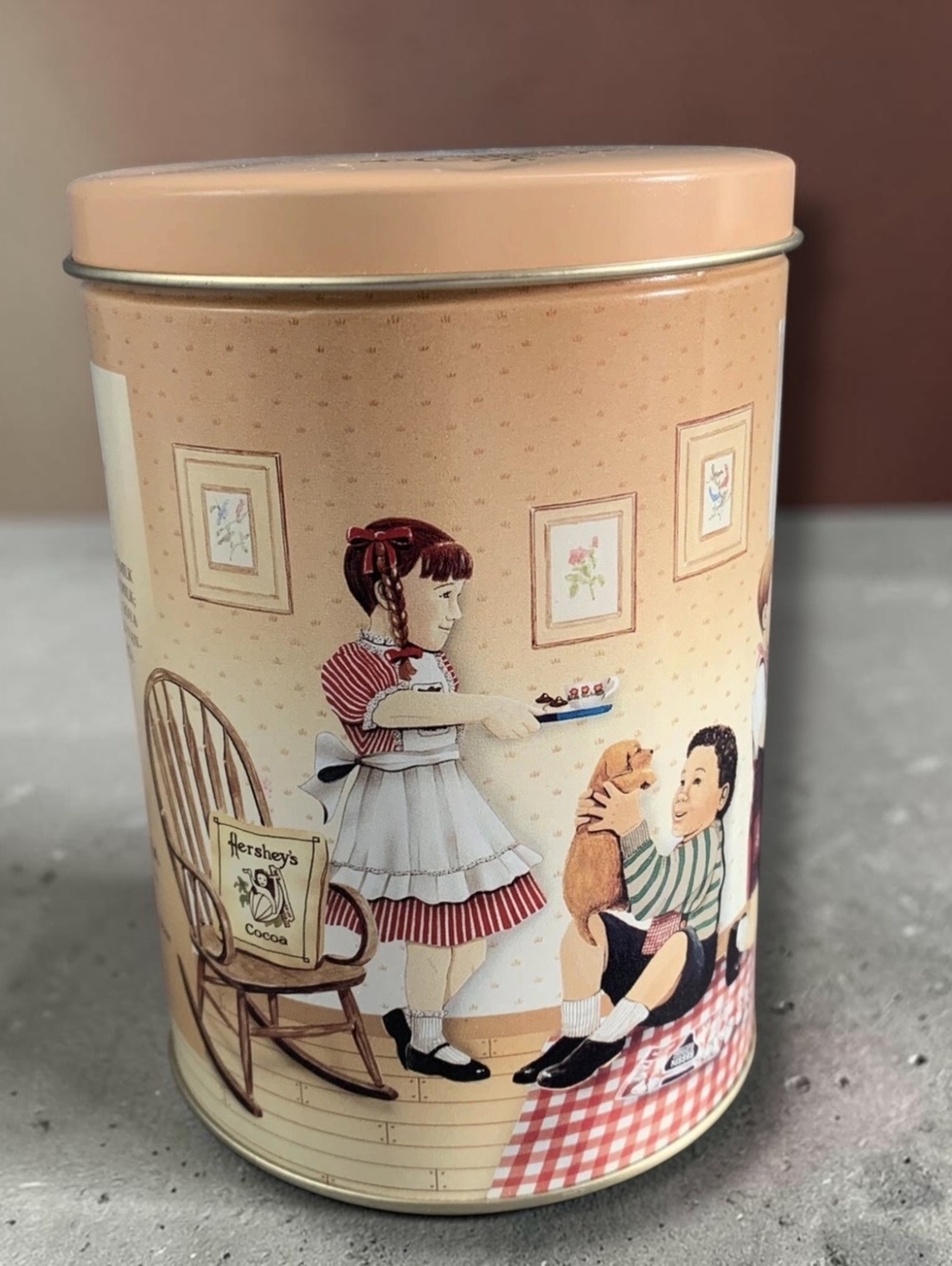 Hershey's Hometown Series Canister #5 Vintage 1990 Candy Tin